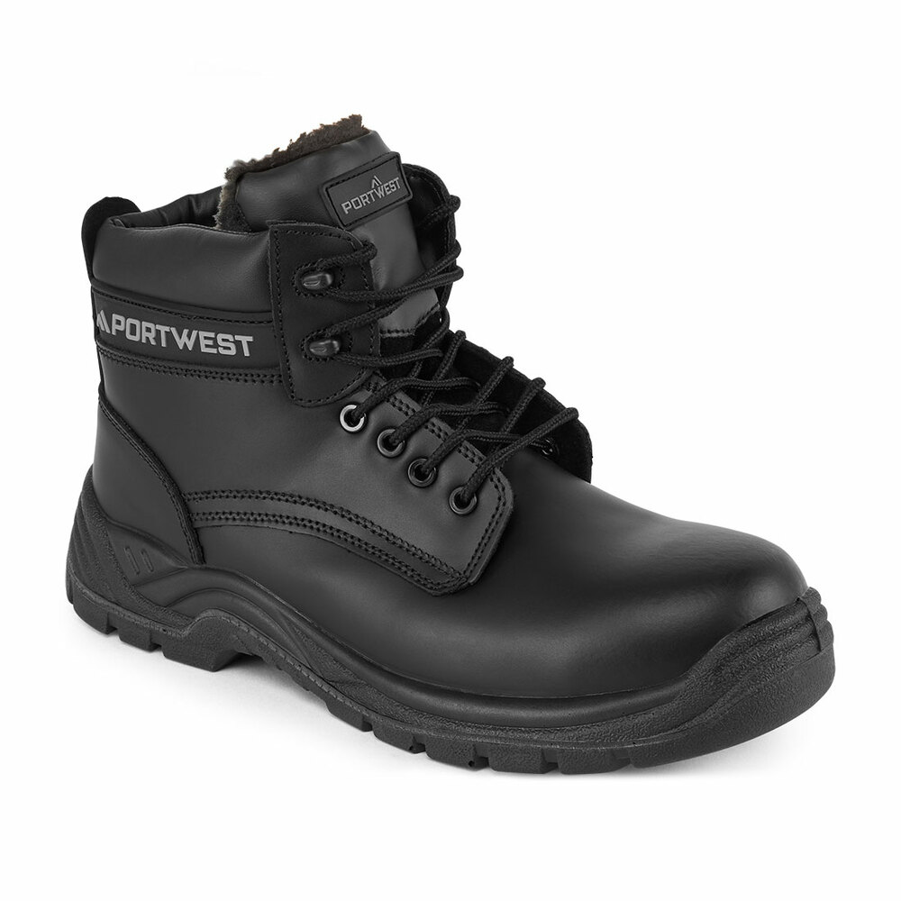 Kompozytowe skórzane buty do kostki S3S SR, kolor czarny, rozmiar 39 1