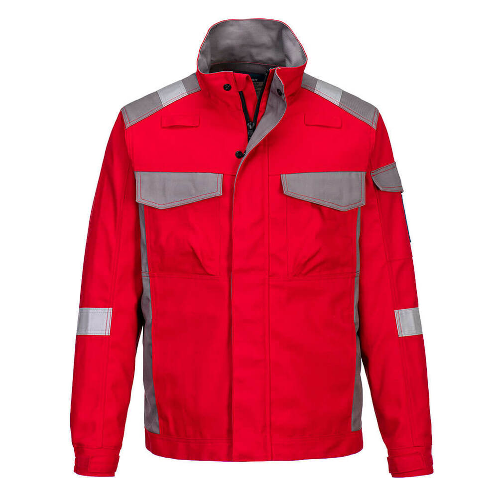 Bluza dwukolorowa Bizflame Industry, kolor czerwony, rozmiar XL 1
