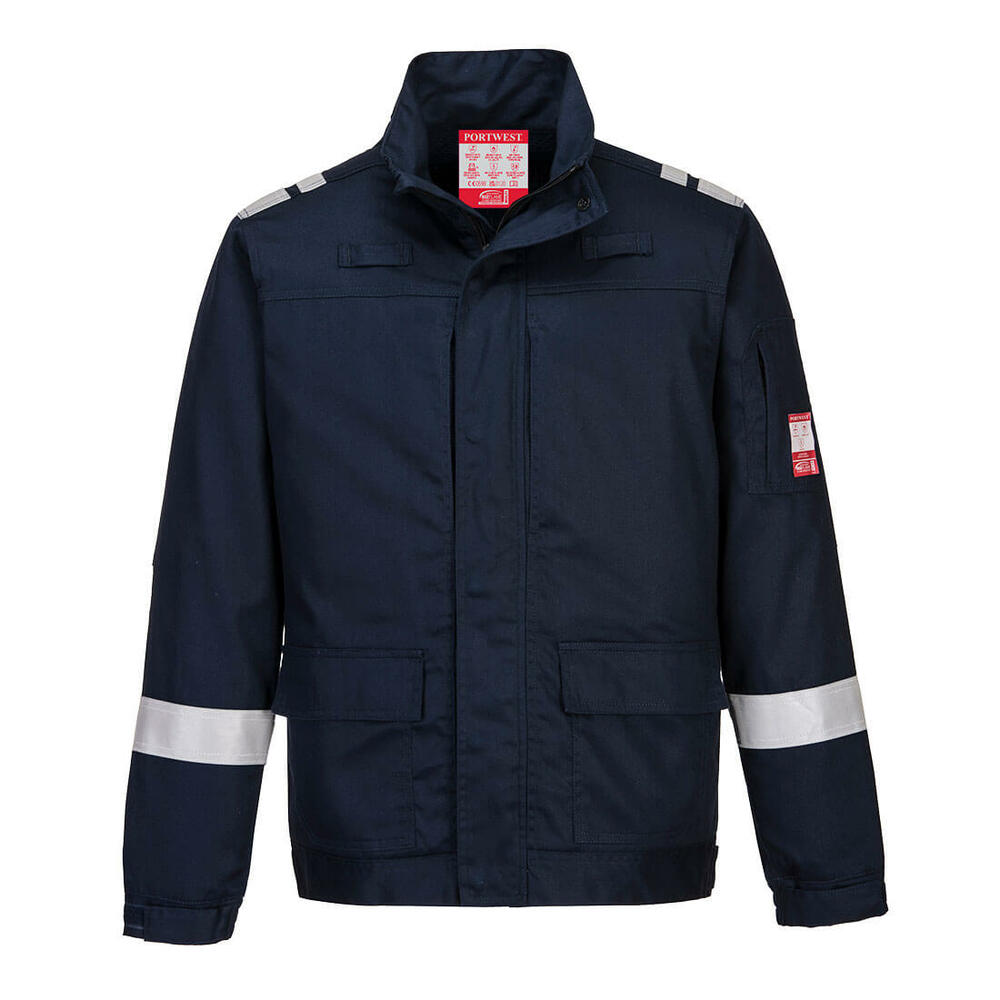 Lekka bluza trudnopalna Bizflame Work Stretch, kolor granatowy, rozmiar M 1