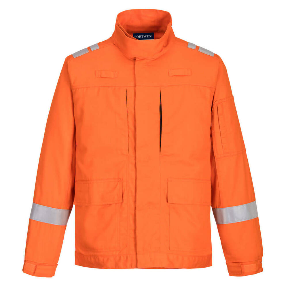 Lekka bluza trudnopalna Bizflame Work Stretch, kolor pomarańczowy, rozmiar M 1