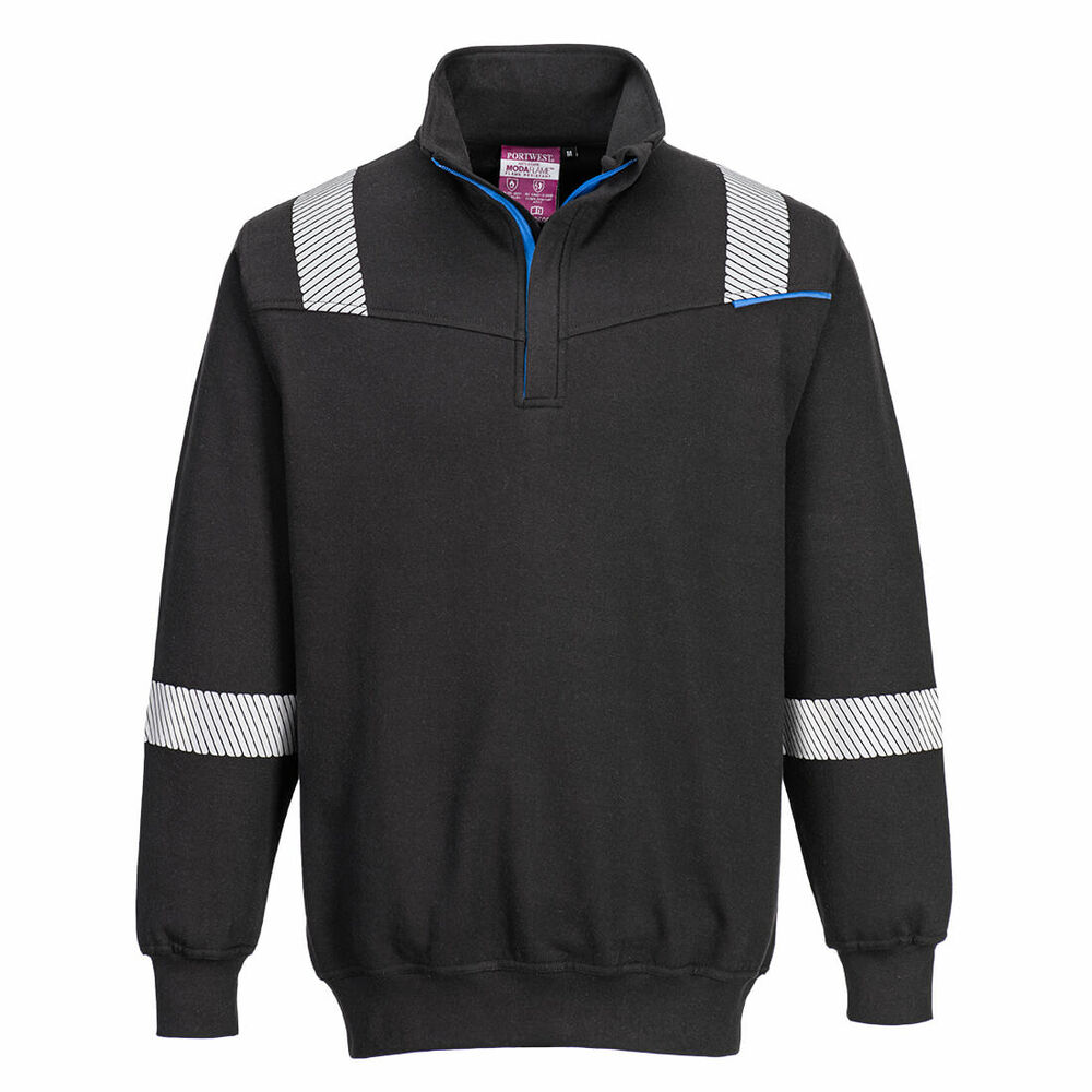 Trudnopalna bluza WX3 Modaflame, kolor czarny, rozmiar XL 1