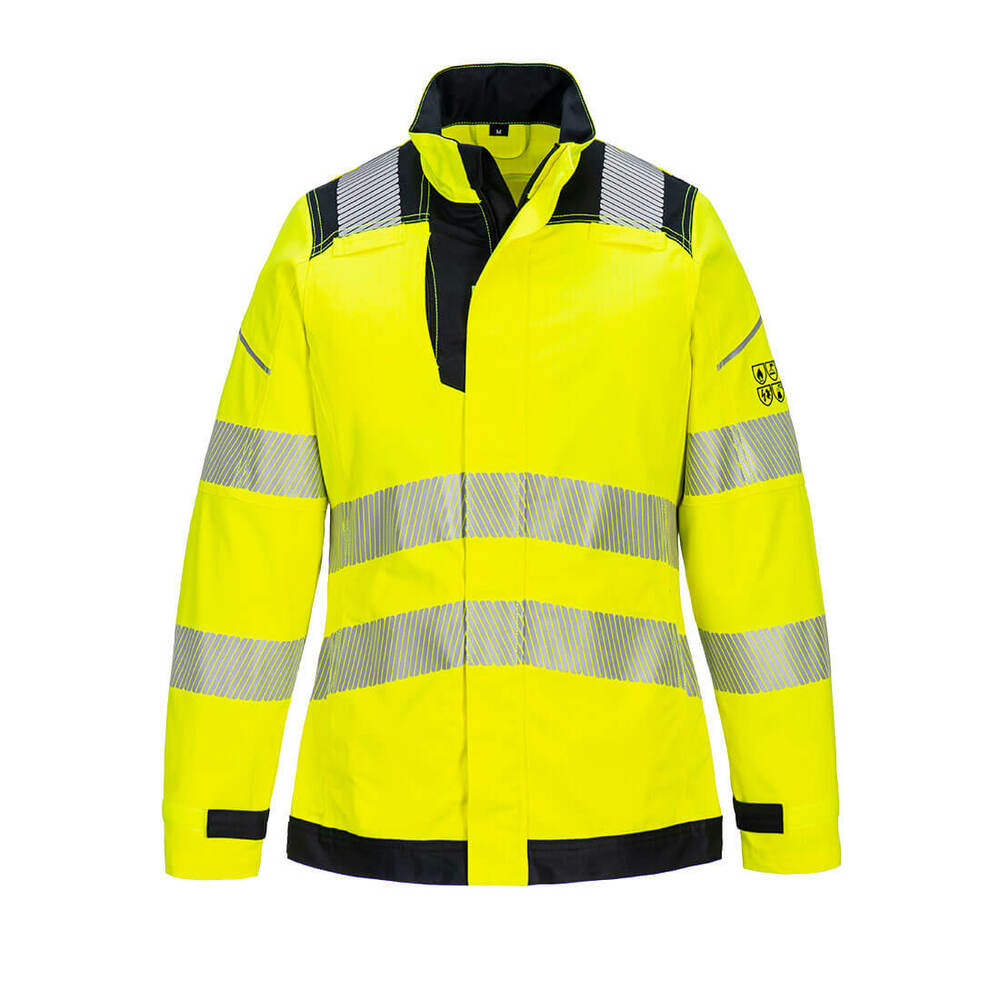 Trudnopalna bluza multiochronna damska Modaflame PW3, kolor żółty/czarny, rozmiar XXL 1