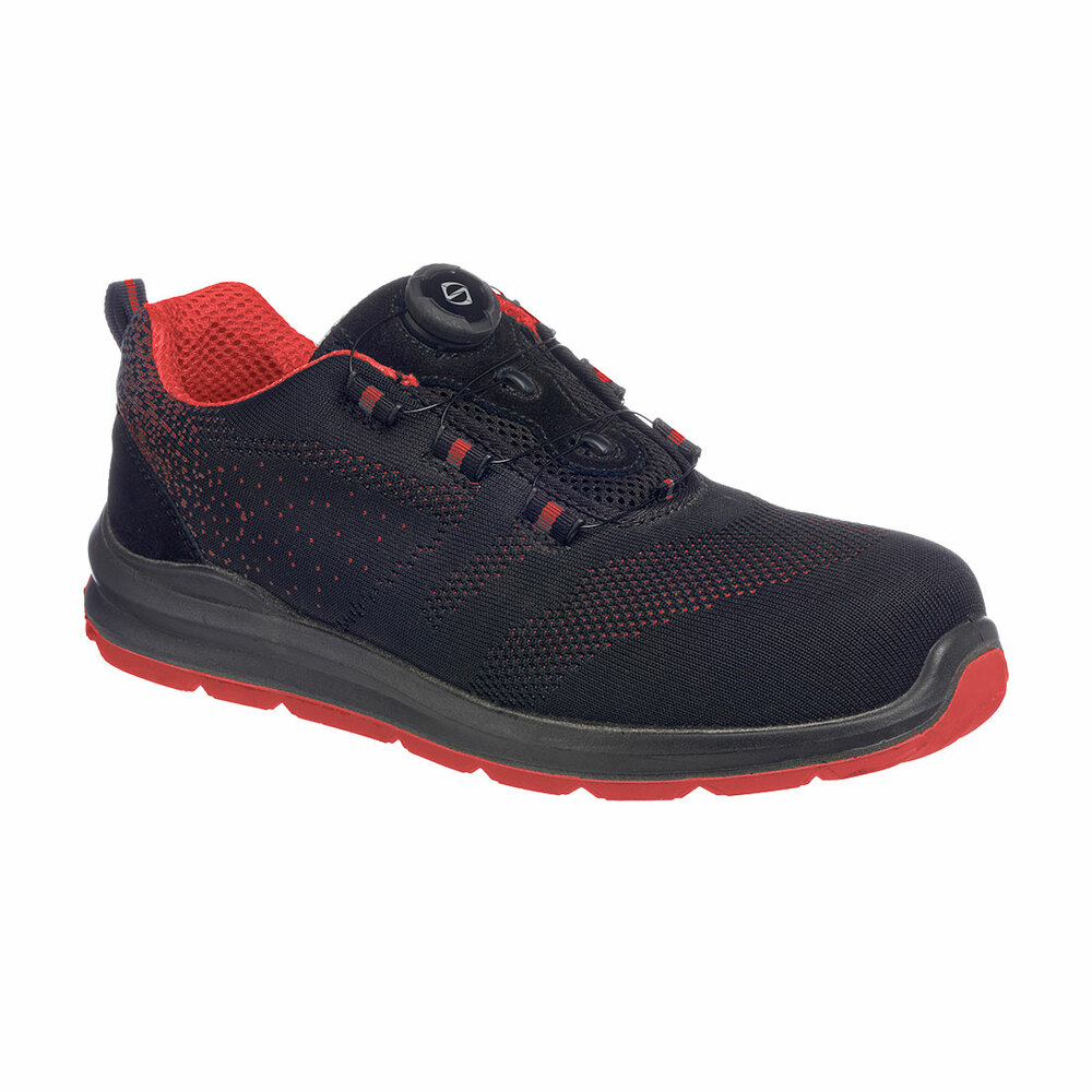 But Sportowy Portwest Compositelite S1P, kolor czarny/czerwony, rozmiar 48 1
