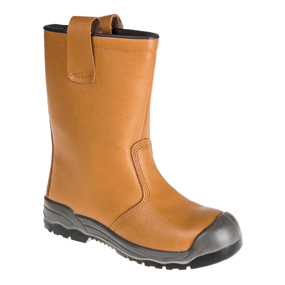 Skórzane buty Steel Action S1P SR, kolor jasnobrązowy, rozmiar 45 1