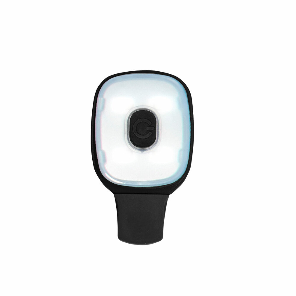 Lampka z zaczepem ładowana przez USB, kolor czarny 1