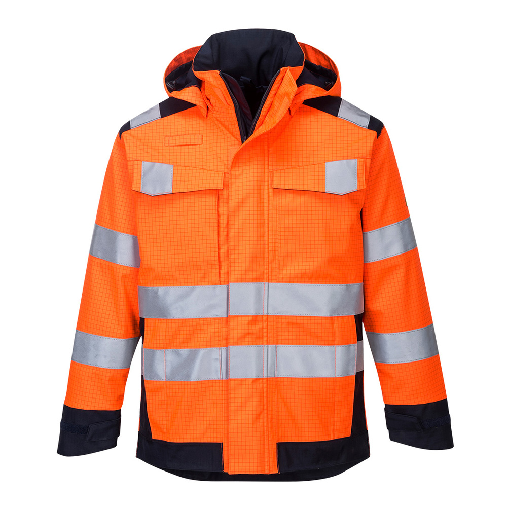Kurtka Modaflame Multi Norm Arc, kolor pomarańczowy/granat, rozmiar 4XL 1