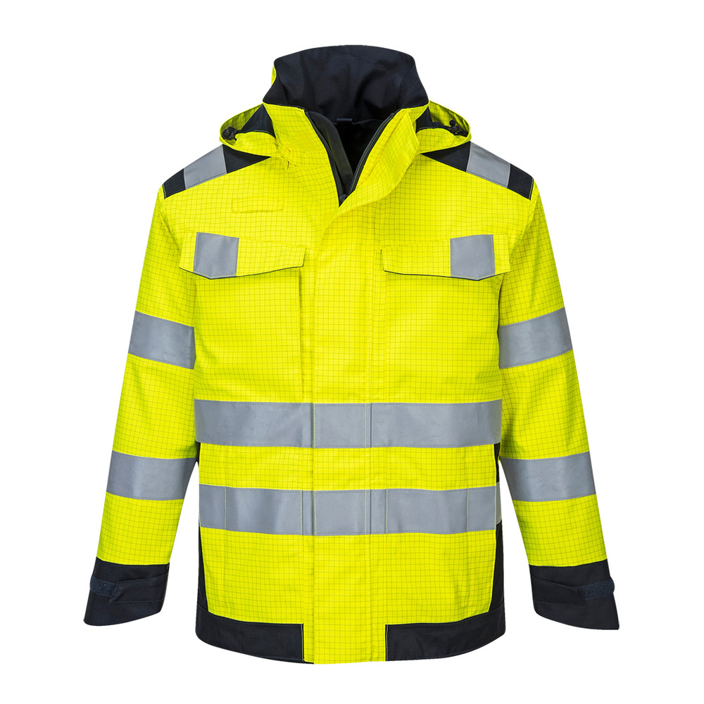 Kurtka Modaflame Multi Norm Arc, kolor żółty/granatowy, rozmiar XXXL 1