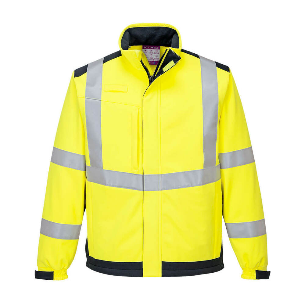 Softshell Modaflame Multi Norm Arc, kolor żółty/granatowy, rozmiar XXXL 1