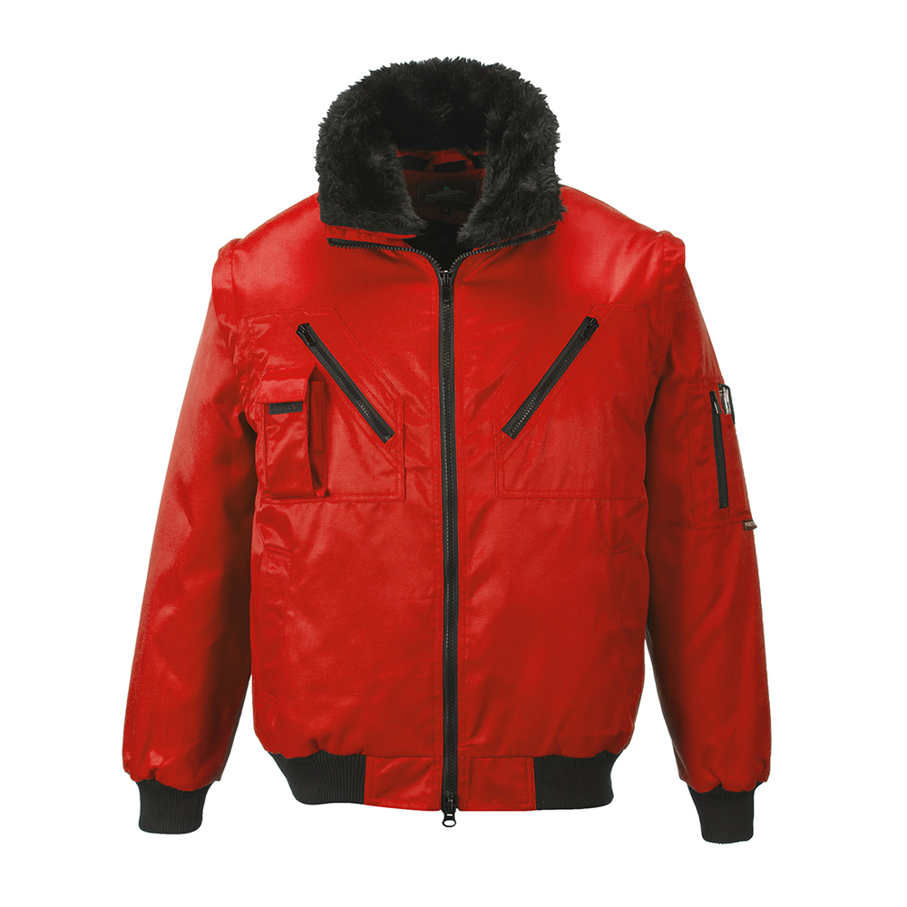 Kurtka Pilot, kolor czerwony, rozmiar 5XL 1