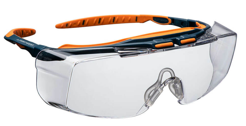 Okulary ochronne Peak OTG, kolor przezroczysty 1