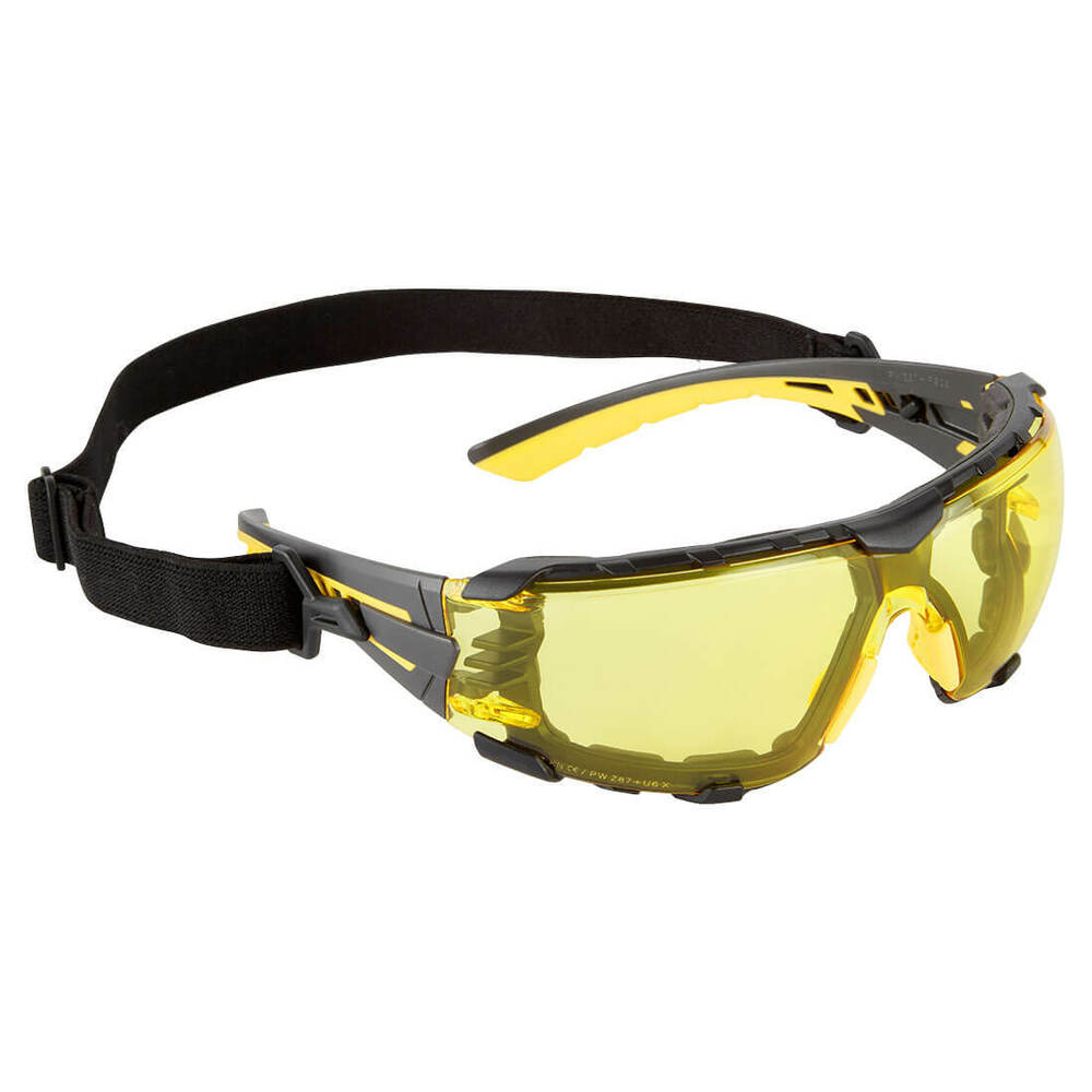 Okulary ochronne Tech Look Pro KN, kolor bursztynowy 1