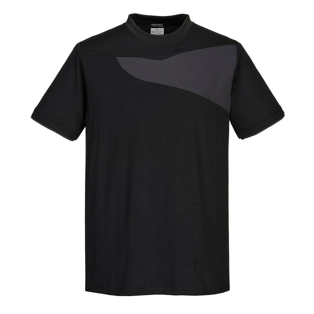 T-Shirt PW2, kolor czarny/szary, rozmiar L 1