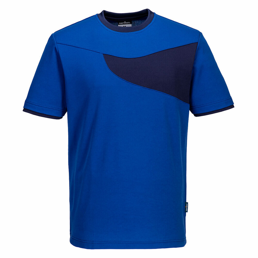 T-Shirt PW2, kolor niebieski/granatowy, rozmiar L 1