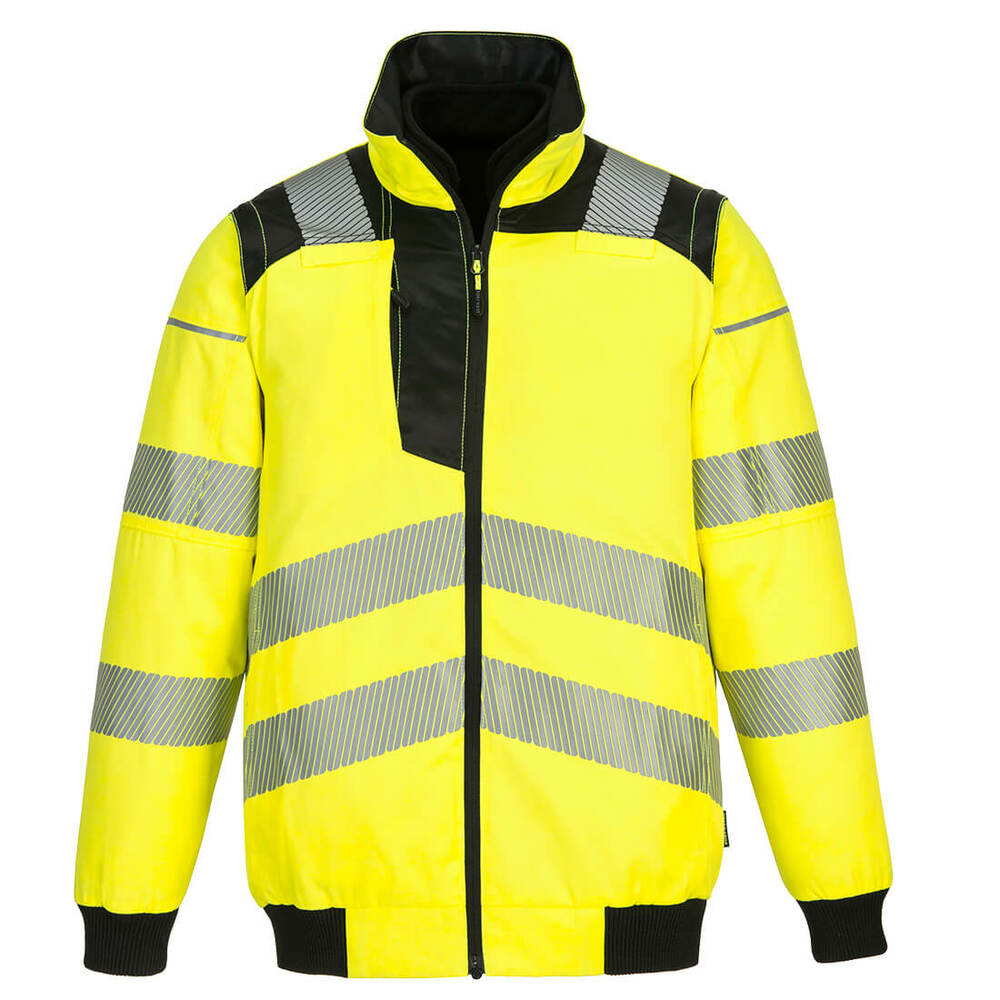Kurtka pilotka ostrzegawcza PW3 3 w 1, kolor żółty/czarny, rozmiar XL 1