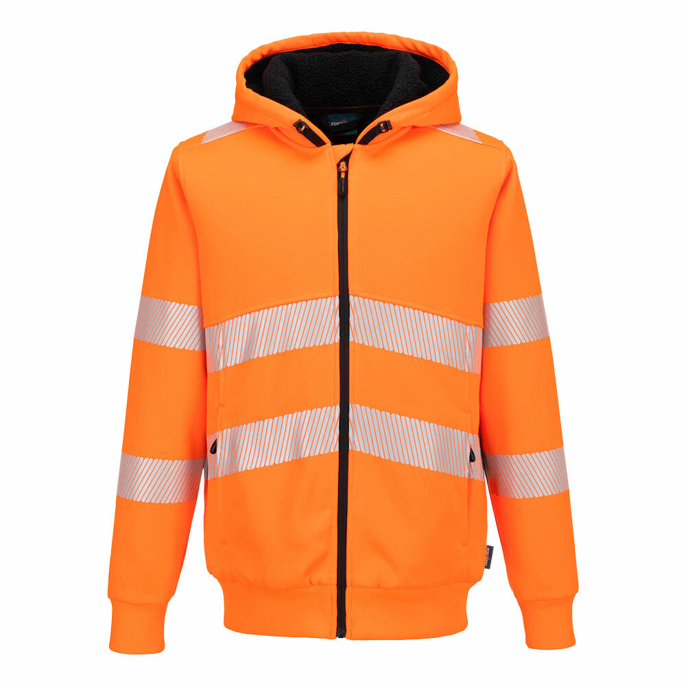 PW321 Bluza zimowa ostrzegawcza, zapinana na zamek błyskawiczny, kolor pomarańczowy, rozmiar M 1