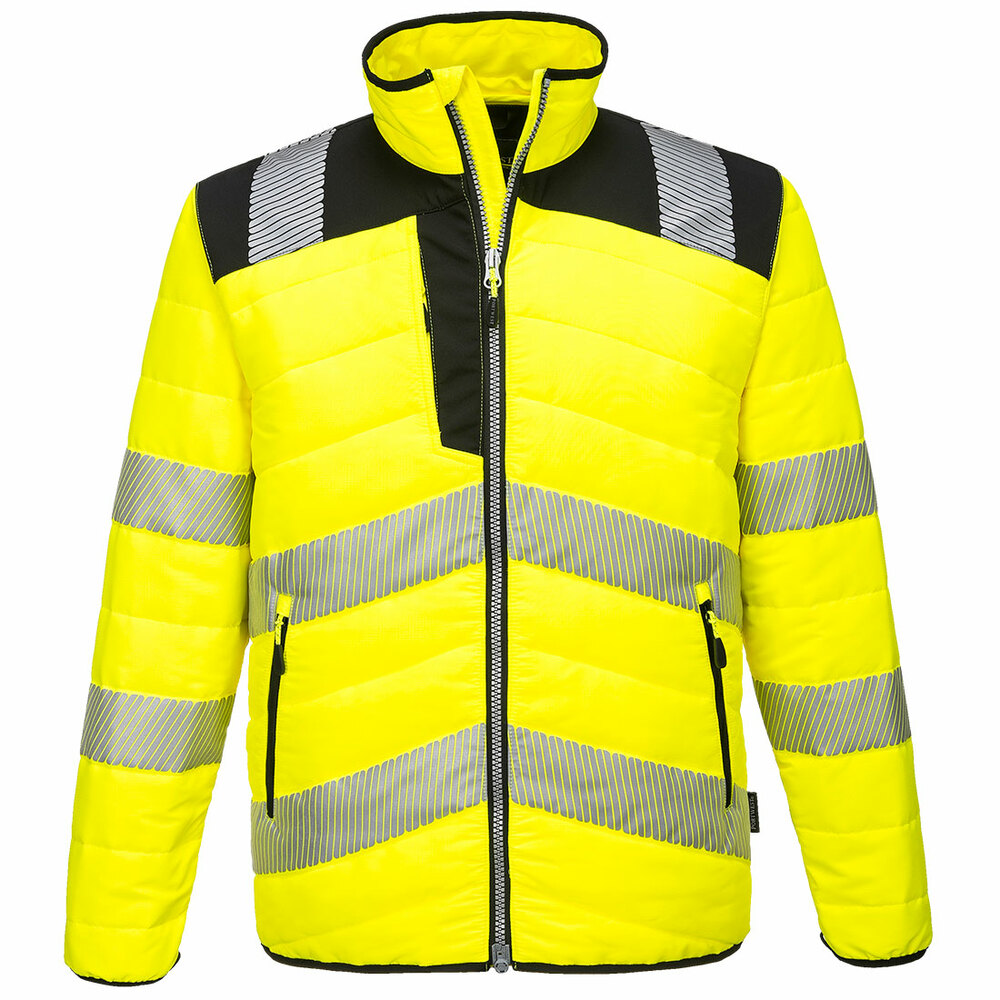Kurtka ostrzegawcza PW3 Baffle, kolor żółty/czarny, rozmiar XXL 1