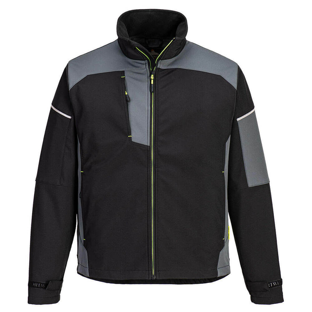 Kurtka Softshell PW3 (3L), kolor czarny/szary, rozmiar XL 1