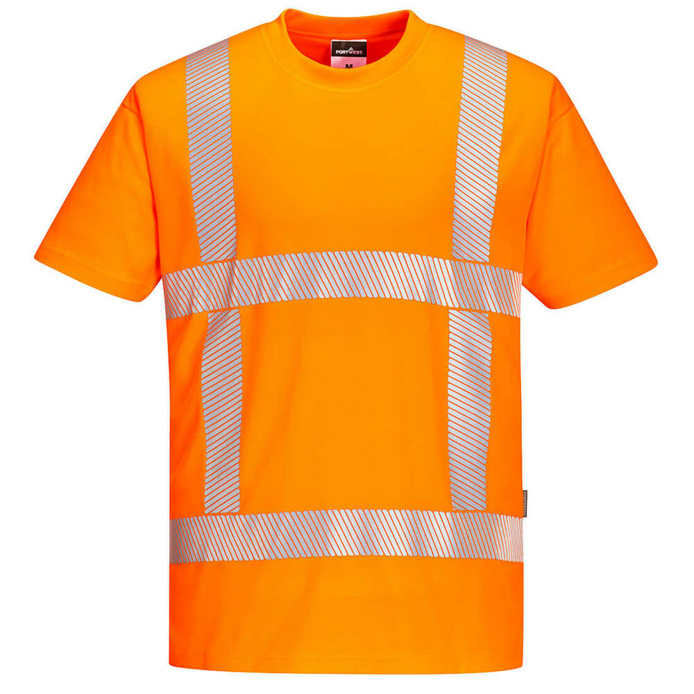 T-Shirt ostrzegawczy RWS, kolor pomarańczowy, rozmiar XXXL 1