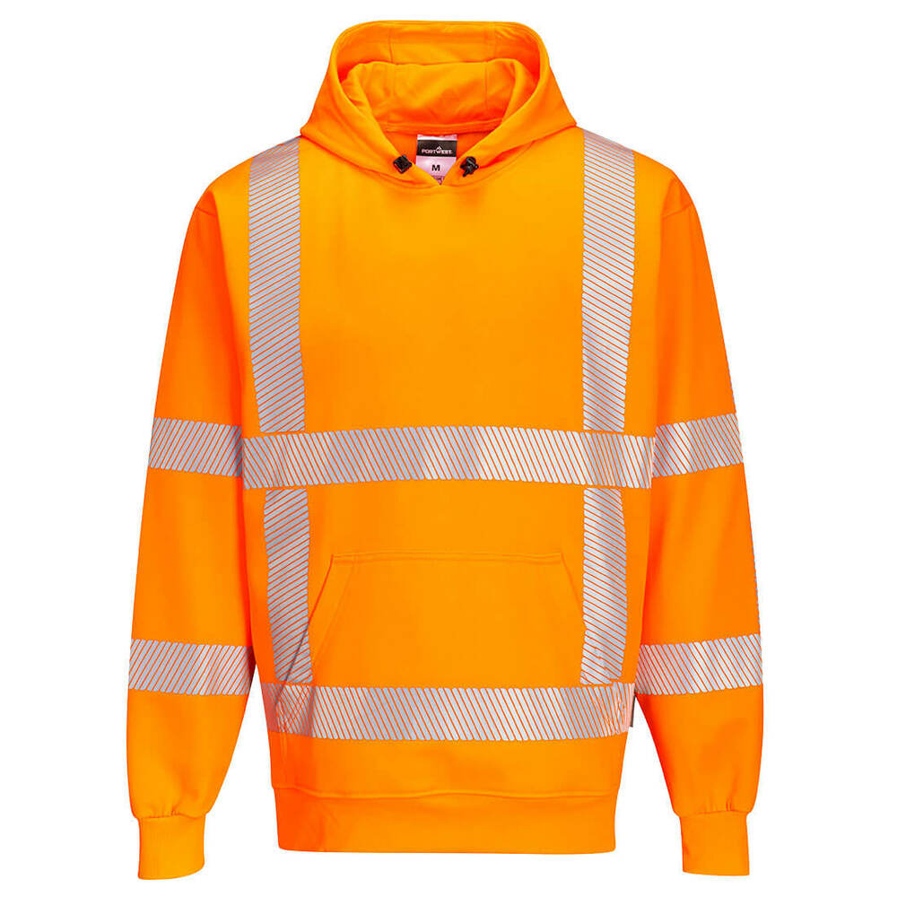 Bluza ostrzegawcza z kapturem RWS, kolor pomarańczowy, rozmiar 4XL 1