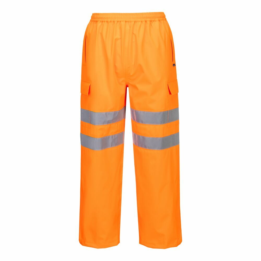 Ostrzegawcze spodnie wodoodporne Extreme Rain (3L), kolor pomarańczowy, rozmiar XXL 1