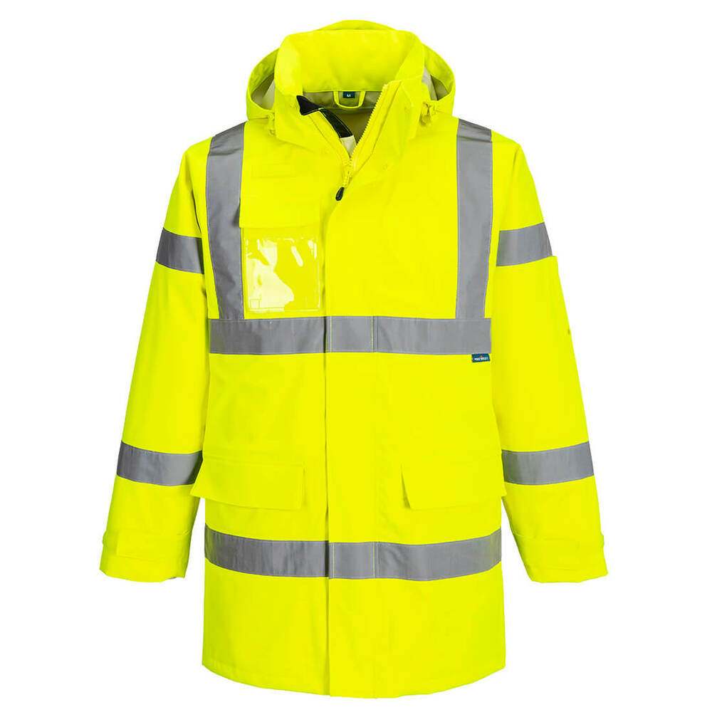 Ostrzegawcza kurtka wodoodporna Extreme Rain, kolor żółty, rozmiar XL 1