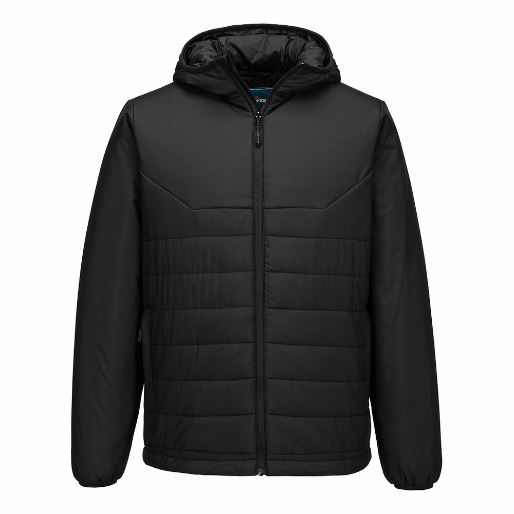 Professional Hooded Insulated Baffle Jacket, kolor czarny, rozmiar XXL 1