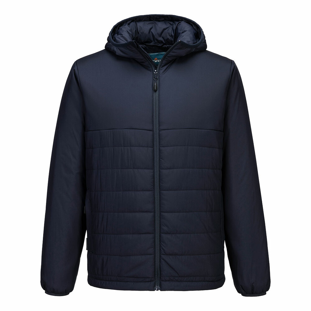 Professional Hooded Insulated Baffle Jacket, kolor granatowy, rozmiar XXL 1