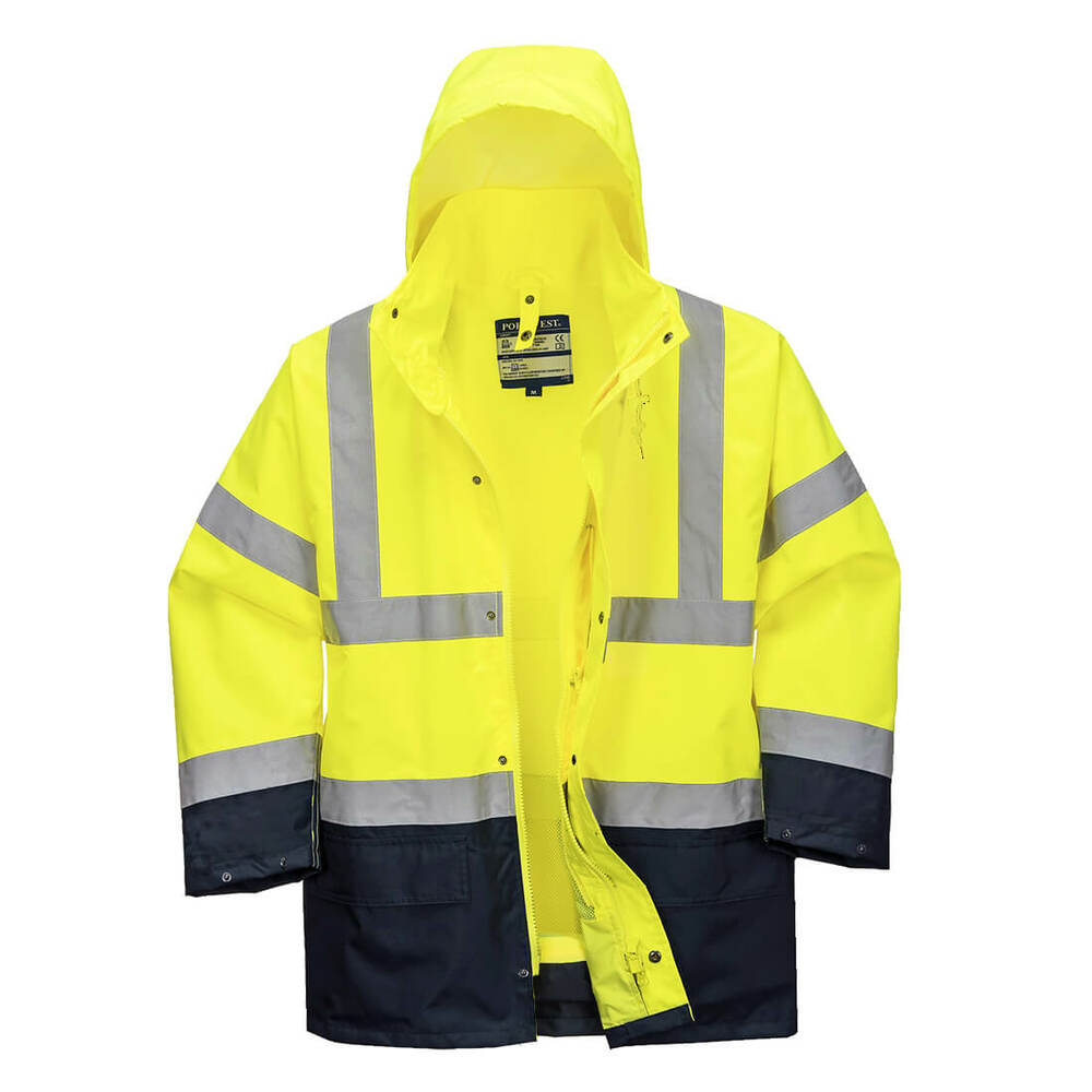 Kurtka ostrzegawcza 5 w 1 Essential, kolor żółty/granatowy, rozmiar 5XL 1