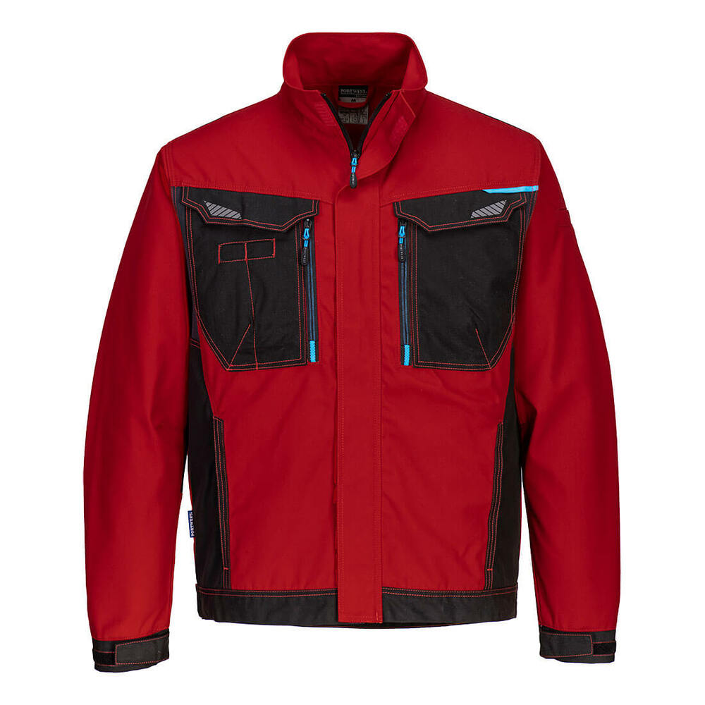 Bluza robocza WX3, kolor głęboka czerwień, rozmiar M 1