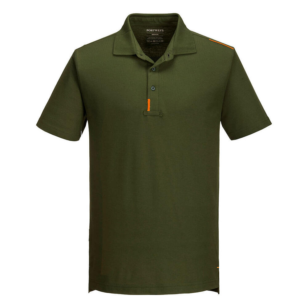 Koszulka polo WX3, kolor oliwkowy, rozmiar XXXL 1