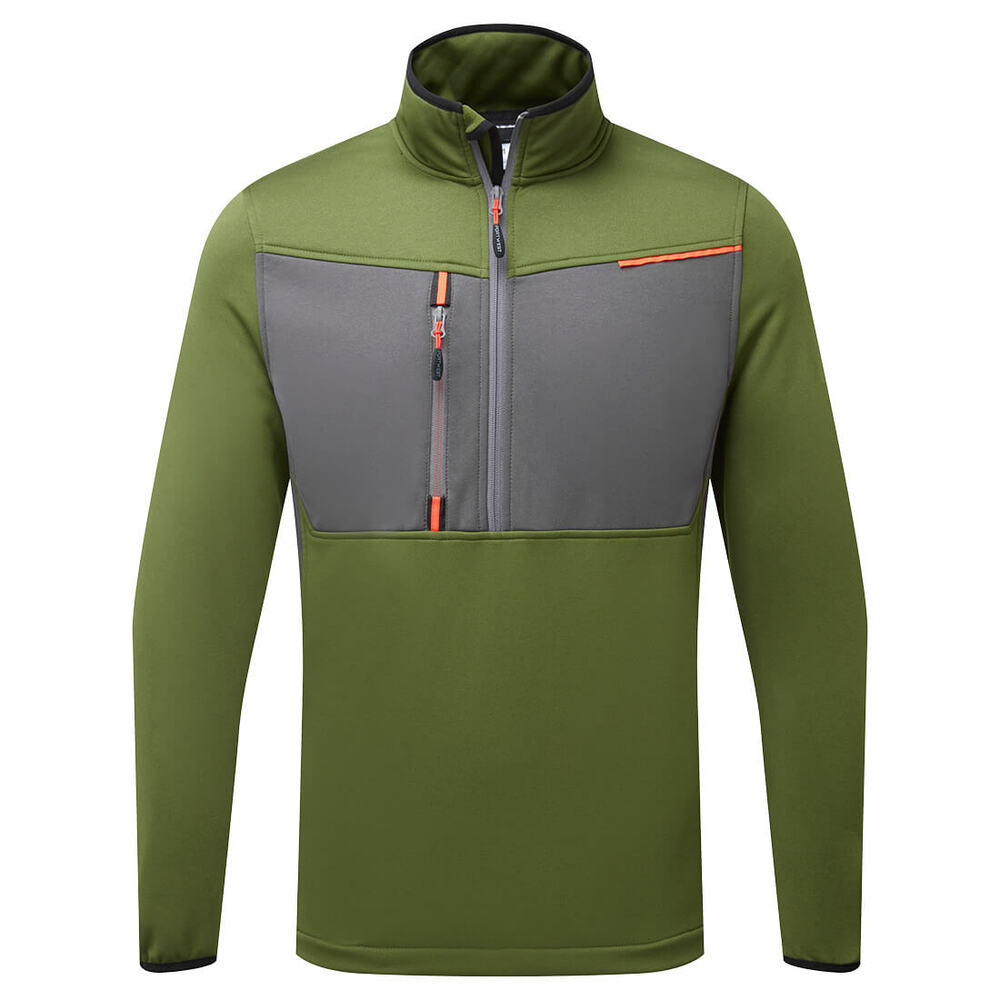 Polar WX3 Half Zip Tech, kolor oliwkowy, rozmiar XXXL 1