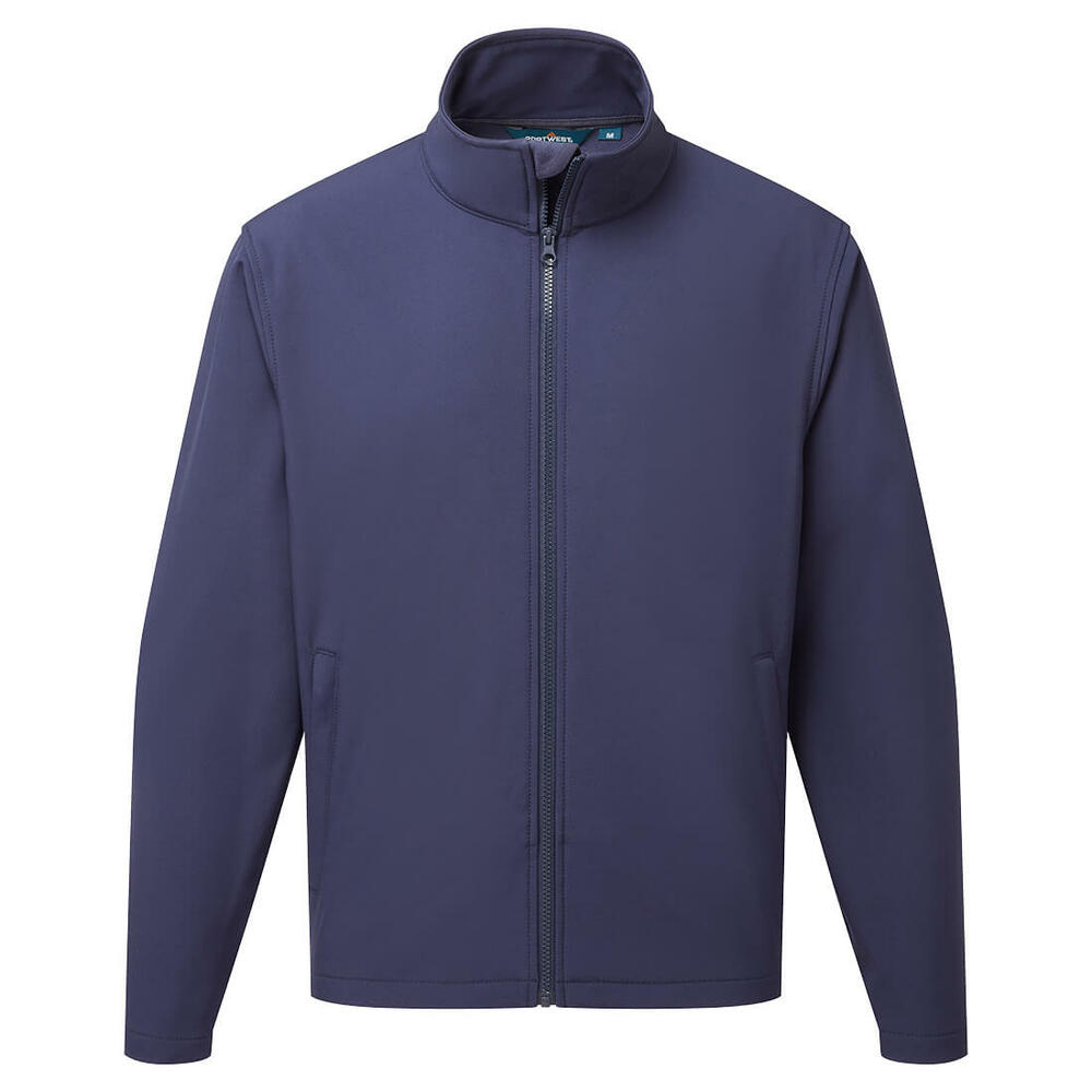 Softshell dwuwarstwowy Print & Promo, kolor granatowy, rozmiar M 1
