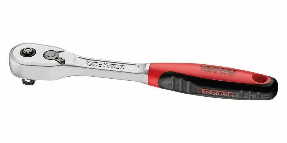 Uchwyt zapadkowy z chwytem 1/4" grzechotka Teng Tools 1