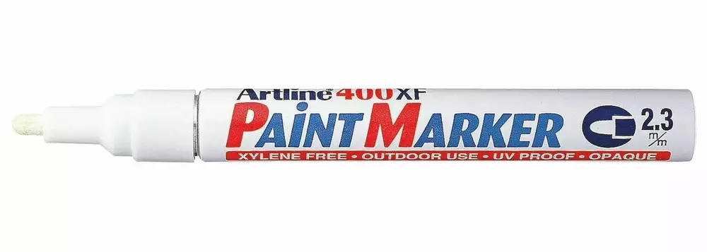 Pisak marker Artline 400XF biały 1