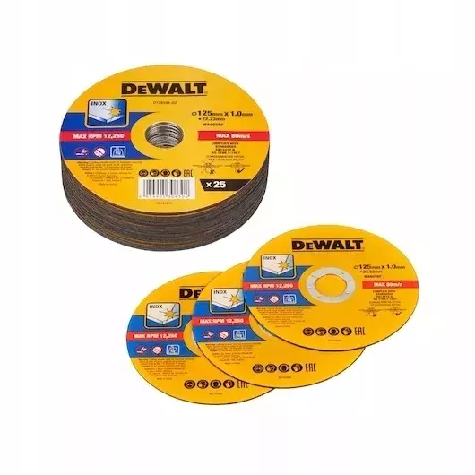 Pakiet 25 szt. tarcz do metalu ø125x1mm Dewalt DT20594 1