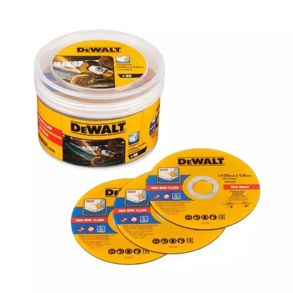 Pakiet 50 szt. tarcz do metalu ø125x1mm Dewalt DT20598 1