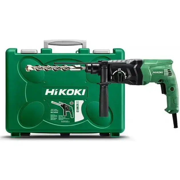 Młotowiertarka 730 W, 2,7 J, SDS-Plus, z 3 trybami do wiercenia w betonie do 24 mm HiKOKI DH24PH2WSZ 1
