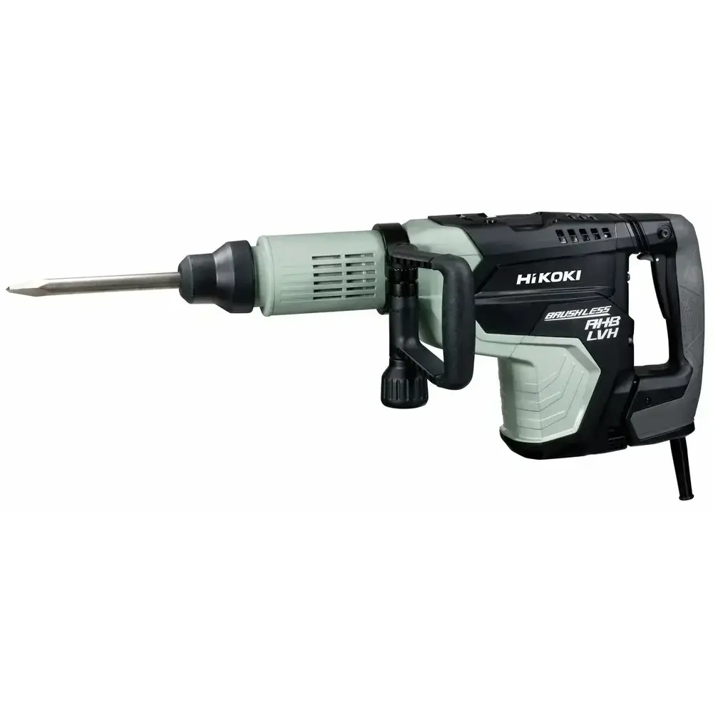 Bezszczotkowy młot wyburzeniowy 1500 W, 18,0 J, SDS-Max z rękojeścią o niskim poziomie wibracji HiKOKI H60MEWTZ 1
