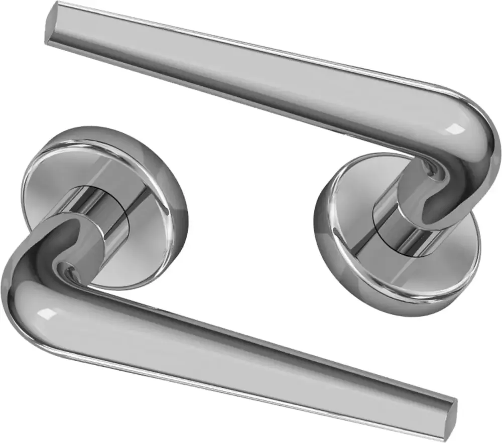 Klamka Gioia szyld okrągły 50mm claq7 35-45, chrom błyszczący [10751-0103-003-000-14] 1