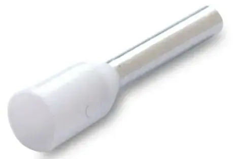 Końcówka tulejkowa izolowana, 0.75/10, 0.75 mm biała 500 sztuk 1