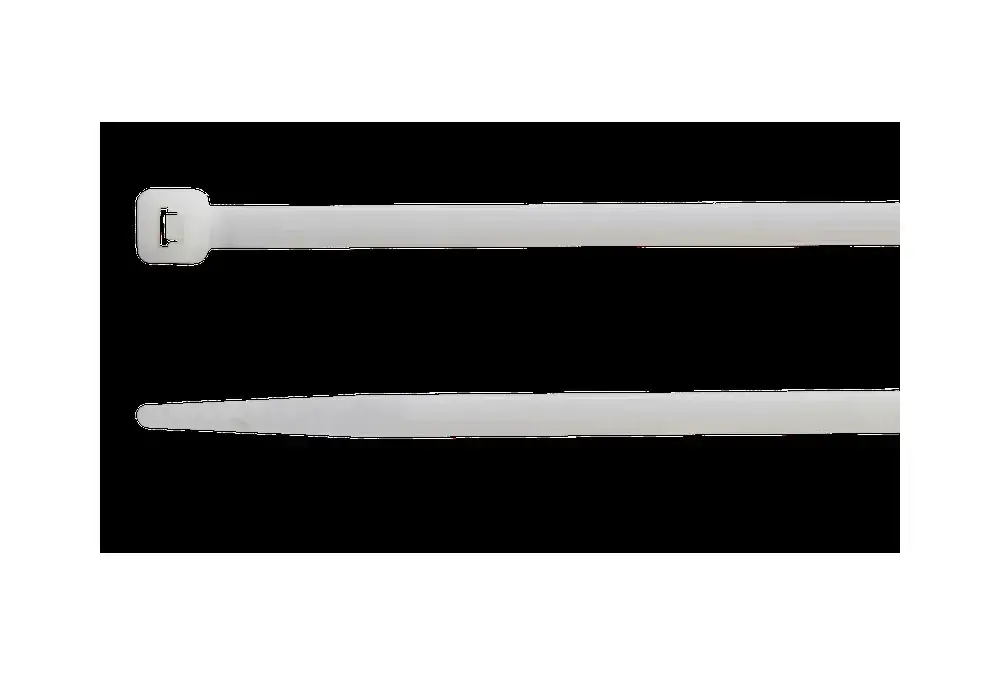Opaska zaciskowa kablowa 80x2.5mm poliamidowa pa 6.6 kolor naturalny 100szt 1