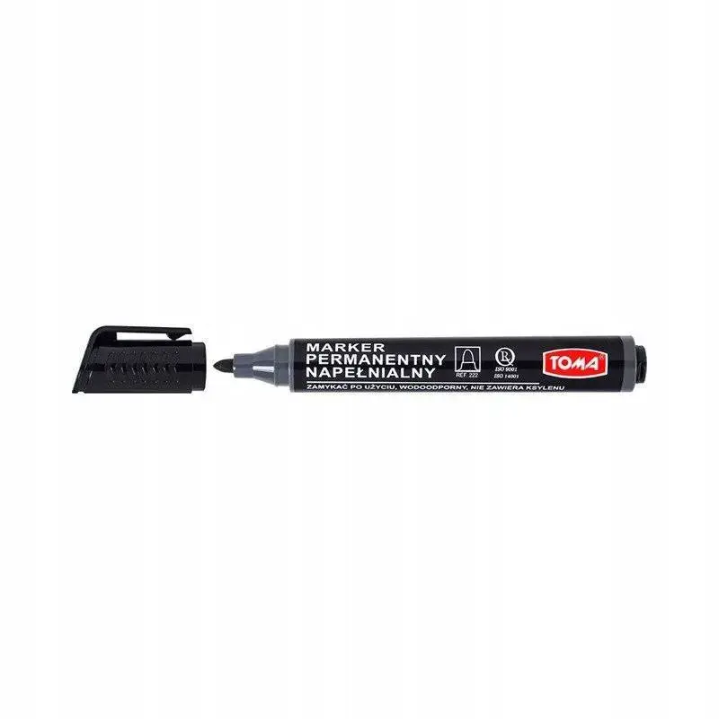 Marker permamentny 222 TOMA CZARNY  1