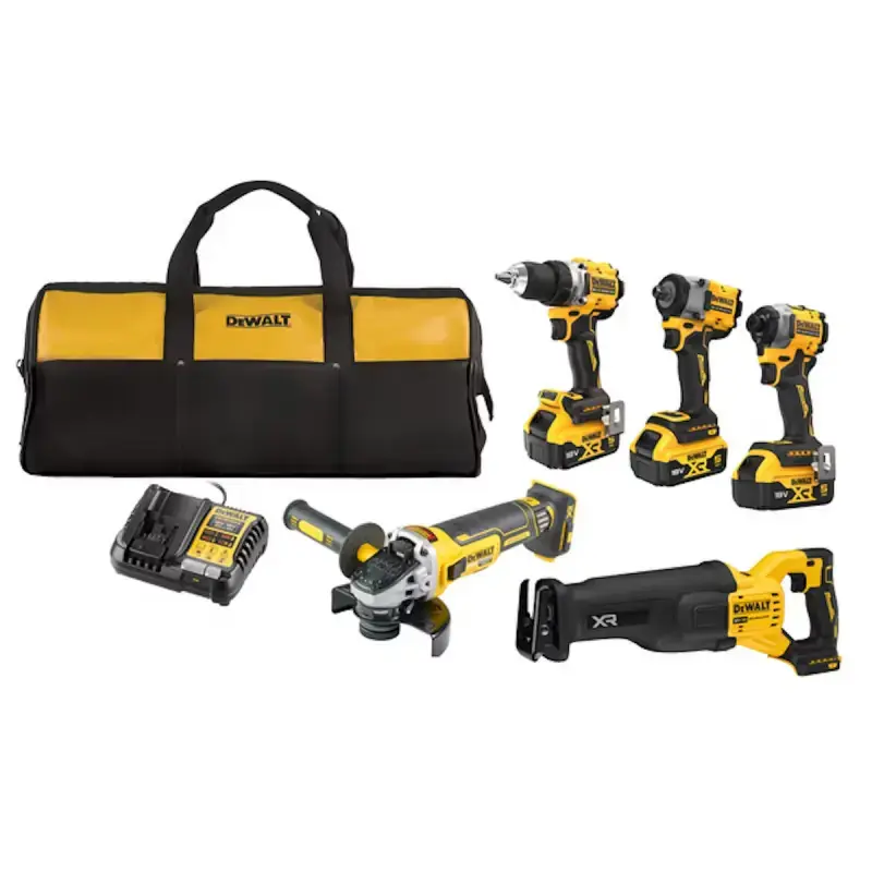 Zestaw 5 elektronarzędzi 18V 3x5,0Ah torba DeWalt DCK509P3 1