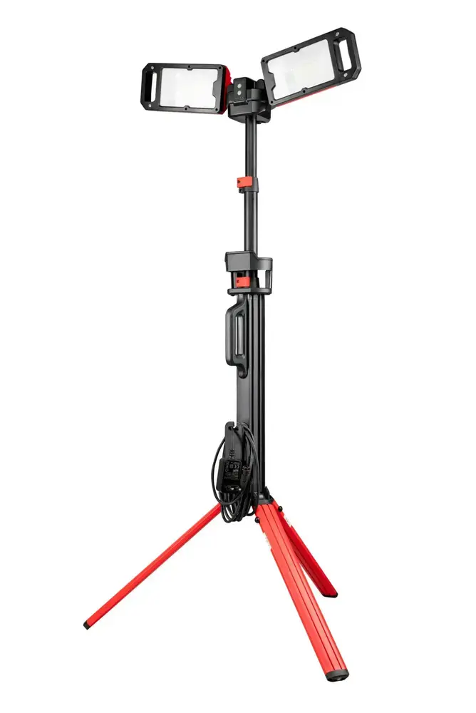 Reflektor LED akumulatorowy na statywie składanym 5000LM 2x25 W PRO 1