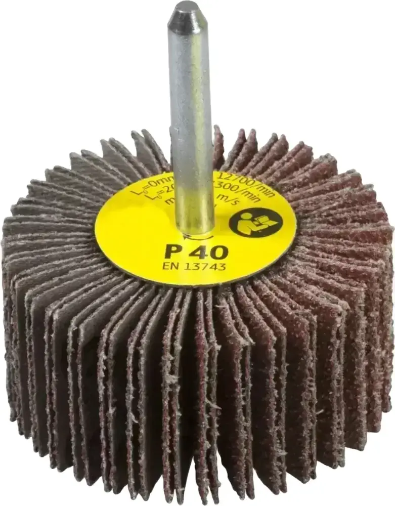 Ściernica listkowa trzpieniowa do stali szlachetnej i metali 60x30x6mm gr.40 KM613 1