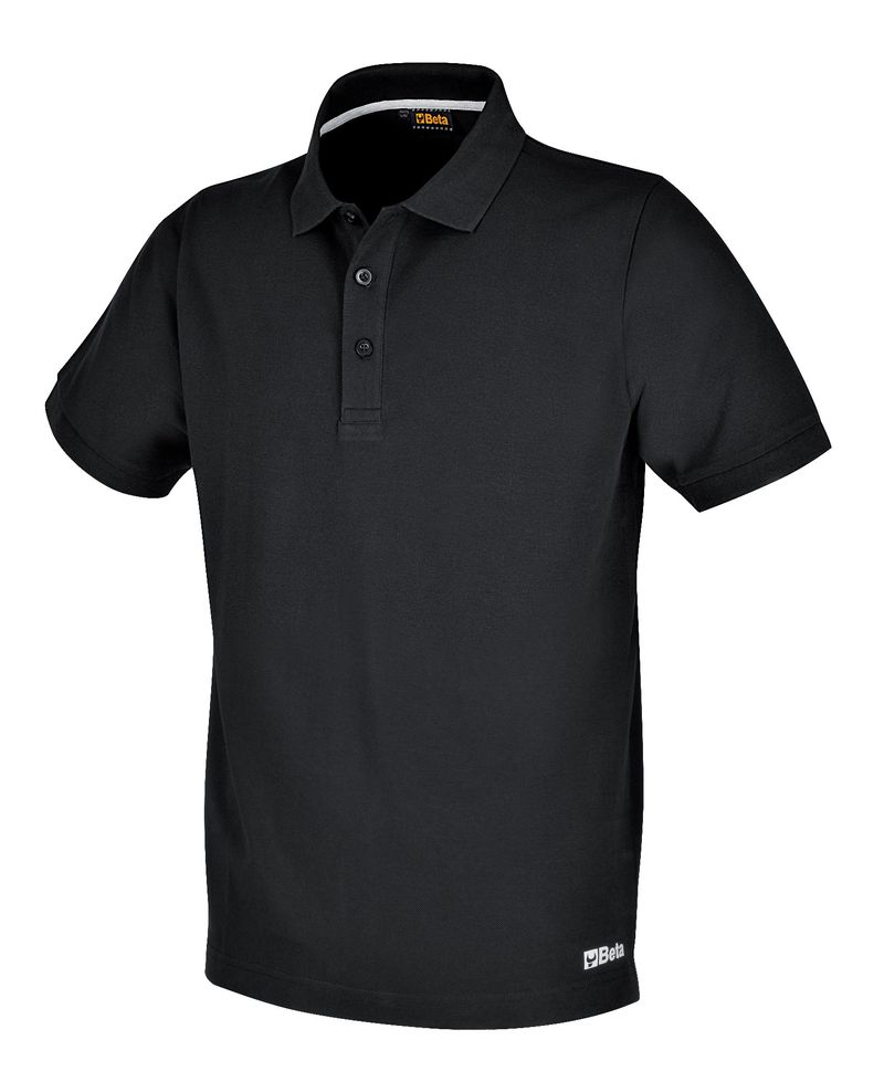 Koszulka polo bawełniana czarna rozmiar XXL Beta 7552N 1