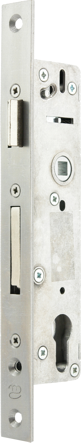 Zamek do drzwi 92/30 wpuszczany na wkładkę bębenkową Metalplast Częstochowa ALUHARD Z 1