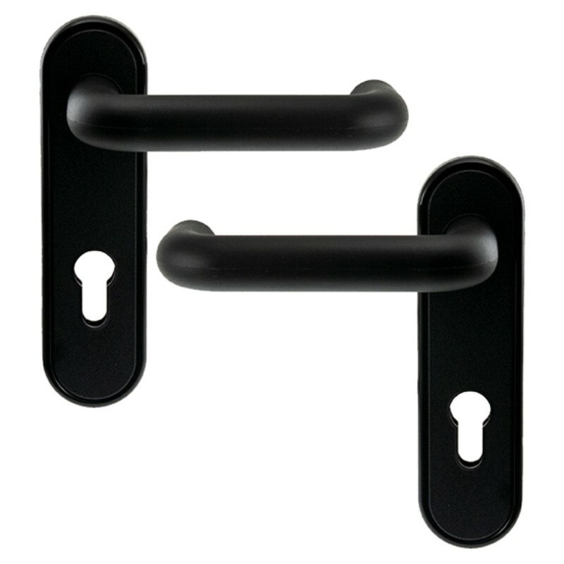 Klamka do drzwi ppoż 72 WB Assa Abloy TESA czarna 1