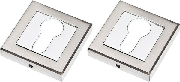 Szyld do drzwi kwadratowy WB Gamar Tenorio nikiel 1