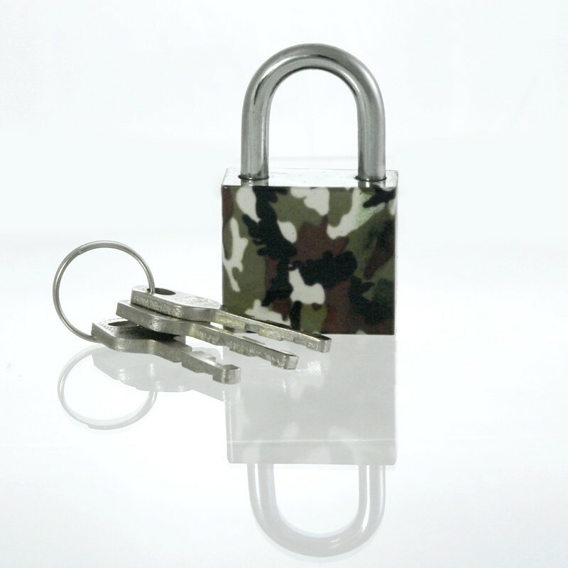 Kłódka aluminiowa zasuwkowa CH-HB30 losowy kolor 1
